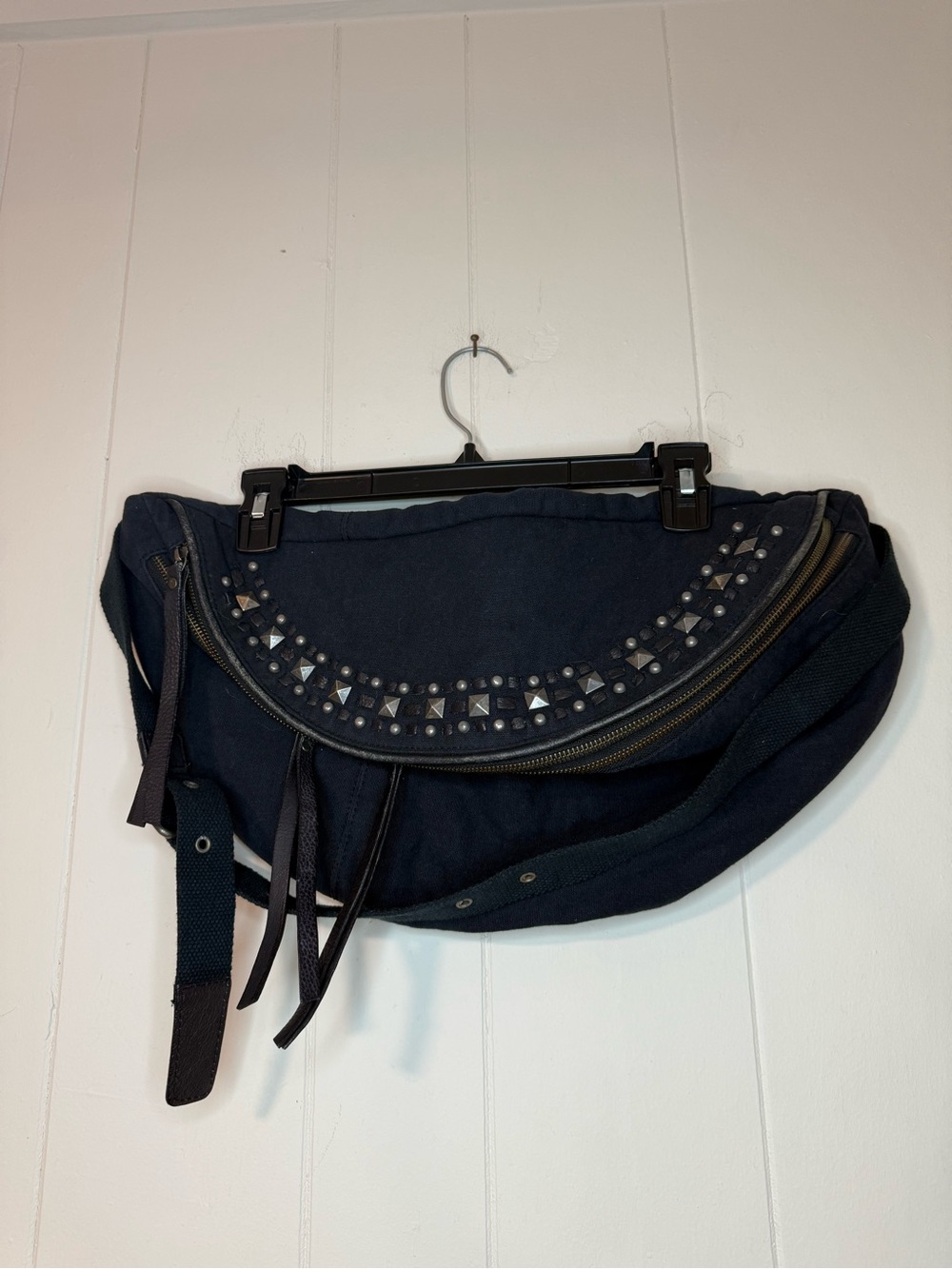 Free People At Ease Embellished Sling Bag Crossbody Bag black